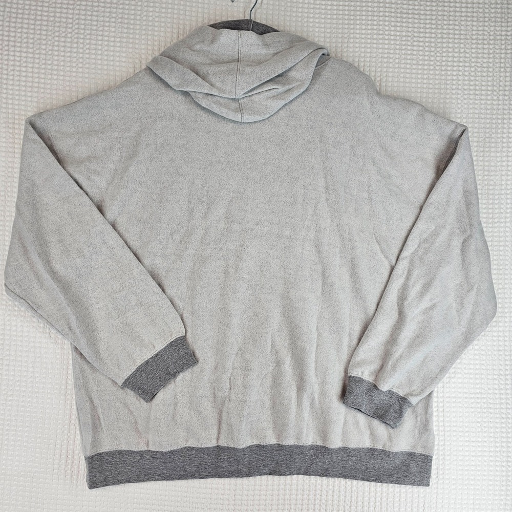 Womens 3X Hoodie Long Sleeve Pullover Heather Gray Plus Size Wild Fable - Picture 3 of 11
